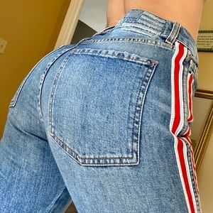 REVICE Denim Ruby Tuesday Red Stripe Jeans